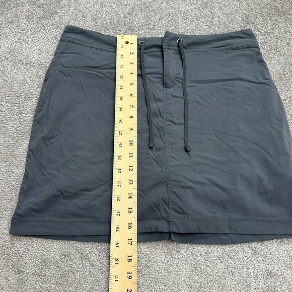 Columbia Casual Anytime Skirt Skort Womens 12 Dark Gray Active Outdoor 34x17 - Picture 7 of 12